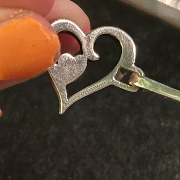 James Avery “joy of my heartt” hook on bracelet. Sterling and 14K gold - Picture 7 of 9